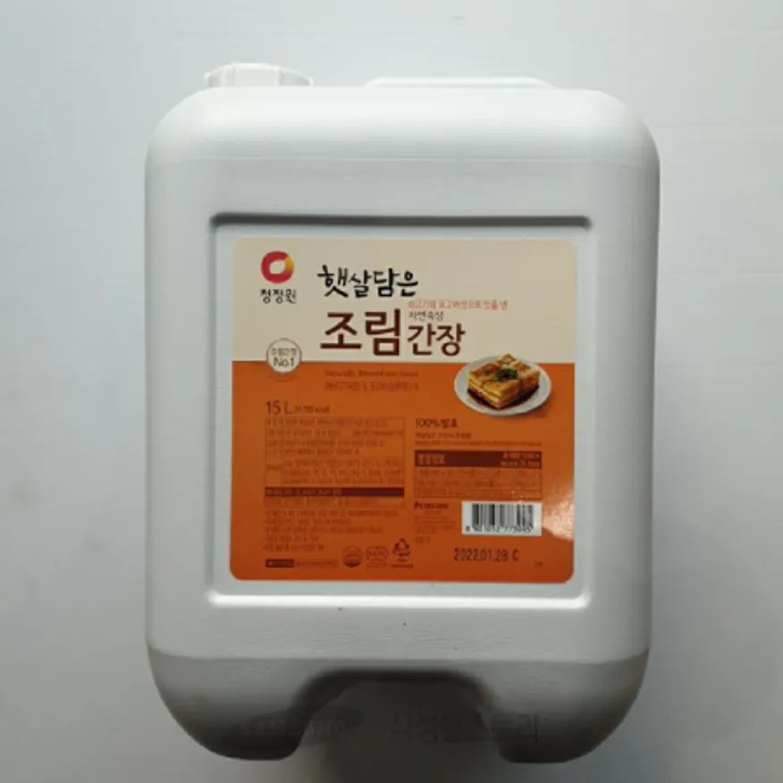 (16:30마감)햇살담은조림간장(15L/EA/청정원) 이미지