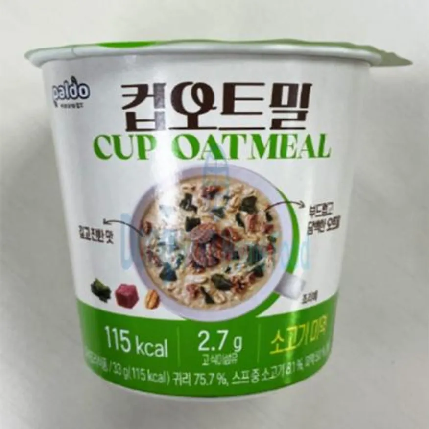 (16:30마감(D) 컵오트밀소고기미역(팔도/33g)EA 이미지