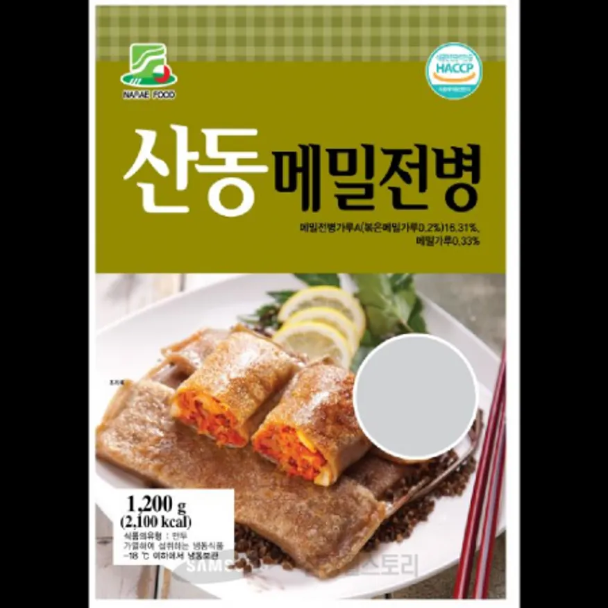 (16:30마감)산동메밀전병(1.2KG(120G*10EA)/PAC/나래) 이미지