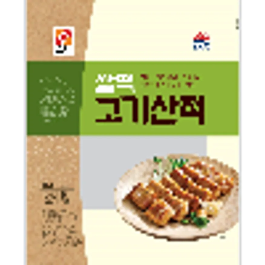 (16:30마감)냉동쌀떡고기산적,돈육,계육:국산,사조오양,1KG(14G*70EA)/PAC 이미지
