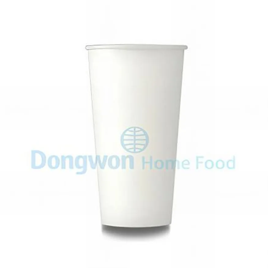 (16:30마감(D) 종이컵(20oz/무지/Ø90*168mm/흰색/40입)EA 이미지