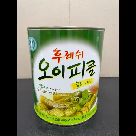 (16:30마감)후레쉬오이피클슬라이스(3KG/EA/베트남산/일미푸드) 이미지