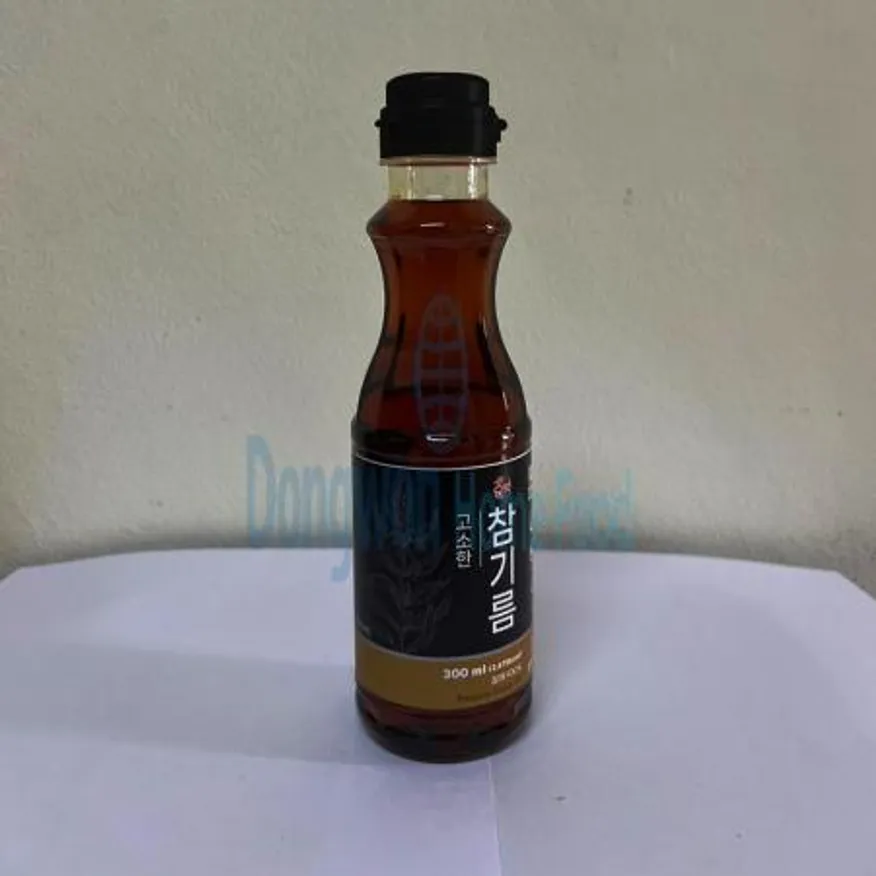 (16:30마감(D) 고소한참기름(참깨:국내산/맛뜨락/300ml)EA 이미지