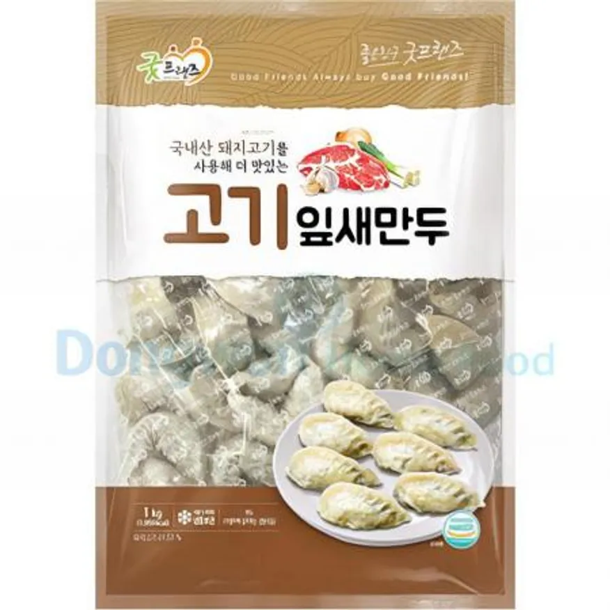 (16:30마감(D) 고기잎새만두(굿프랜즈/약40입/1KG)EA 이미지