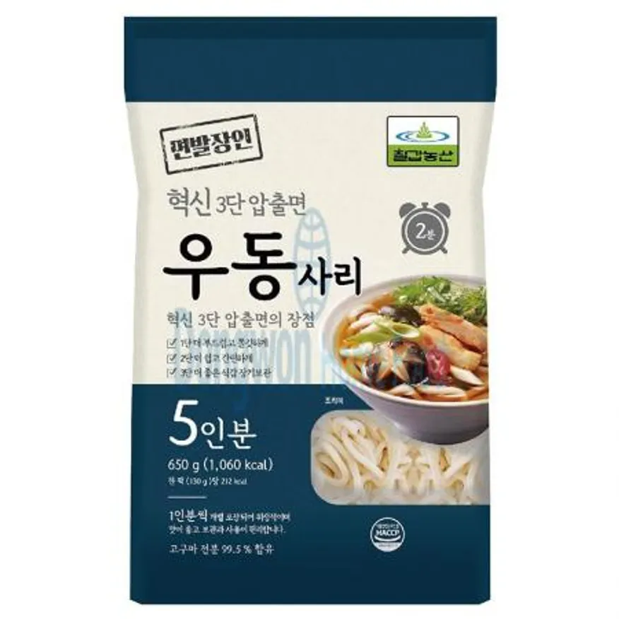 (16:30마감(D) 우동사리(칠갑/냉장/5인분/개별포장)EA 이미지