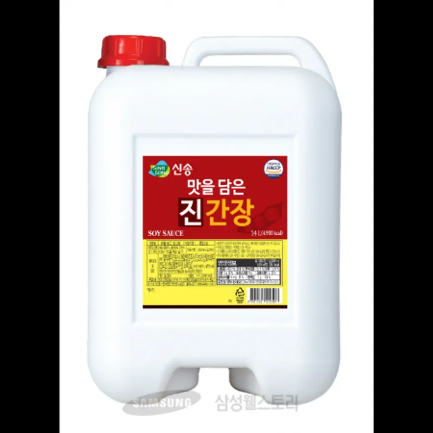 (16:30마감)맛을담은진간장(신송식품/14L/EA/탈지대두:외국산) 이미지