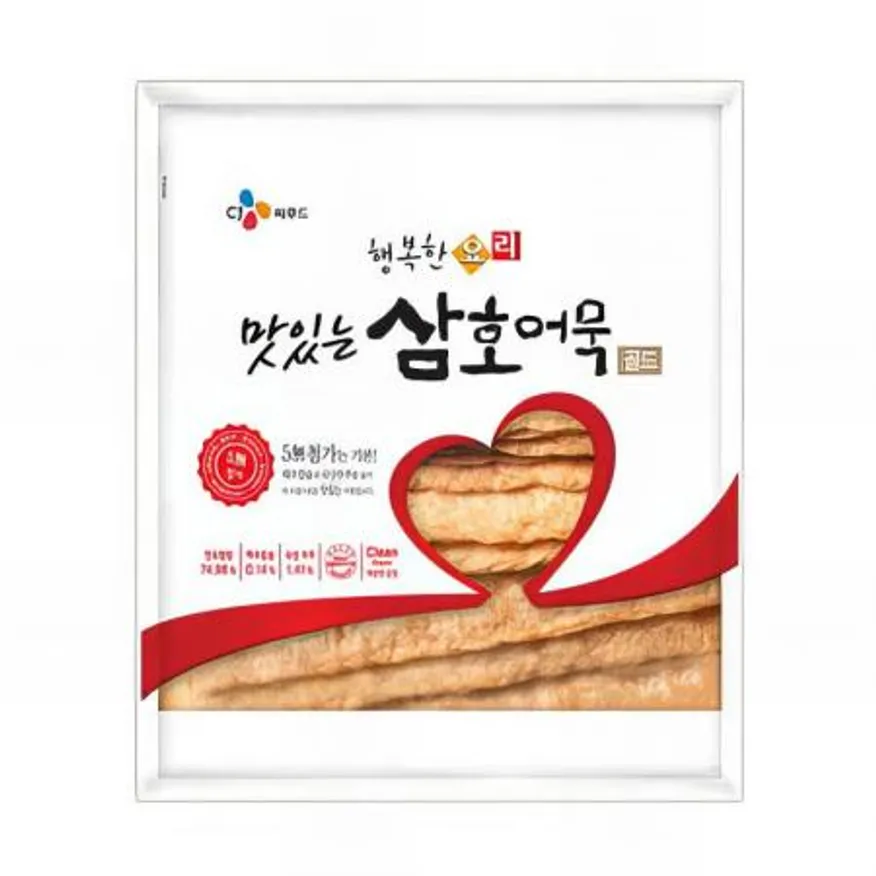 (16:30마감(D) 맛있는삼호어묵골드사각(연육:중국산/CJ씨푸드/냉장/1kg)EA 이미지