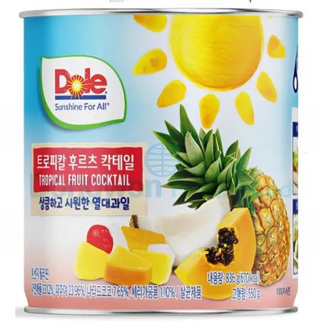 (16:30마감(D) DOLE후르츠칵테일(동원/836G)EA 이미지