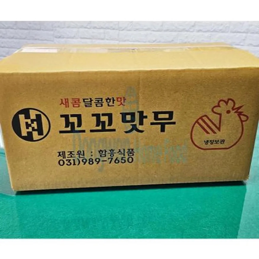 (16:30마감(D) 꼬꼬맛무(치킨무/함흥/개별/230g*40입)BOX 이미지