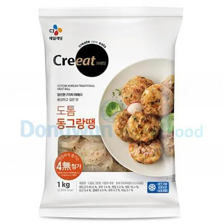 (16:30마감(D) 도톰동그랑땡(CJ크레잇/돼지고기:국산/1kg)EA 이미지