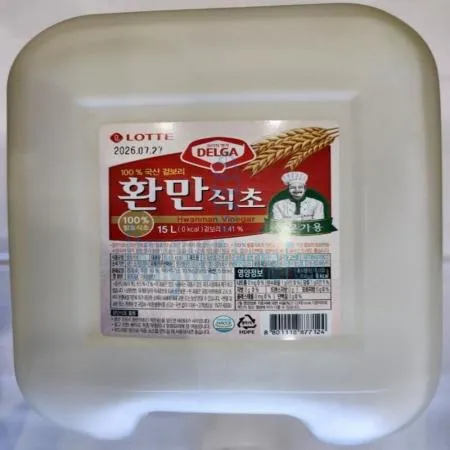 (16:30마감(D) 환만식초(롯데푸드/15L)EA 이미지