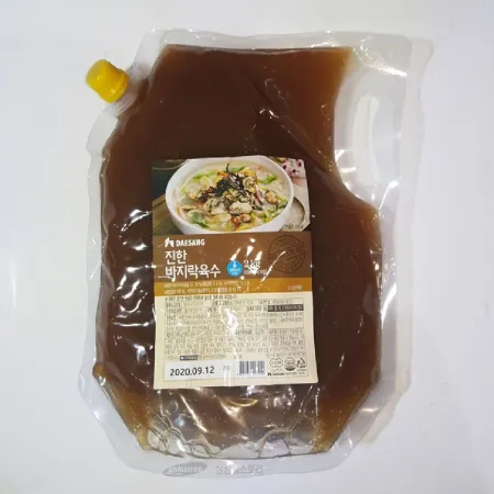 (16:30마감)RTXA진한바지락육수(2KG/PAC/바지락:국산/대상/10배희석) 이미지
