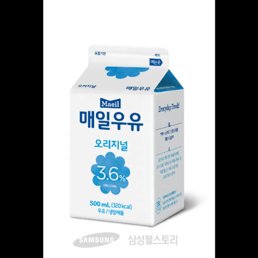 (16:30마감)흰우유(매일/500ML/EA/원유: 국내산) 이미지