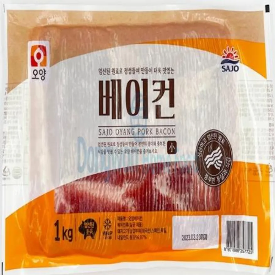 (16:30마감(D) 오양베이컨(사조오양/냉동/소/돼지고기:외국산/1kg)EA 이미지