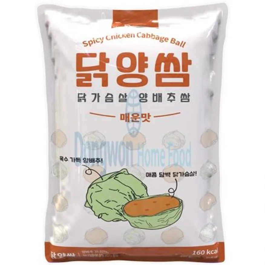 (16:30마감(D) 매운닭가슴살양배추쌈(아쿠아링크/(35g*8입)*4봉/1.12kg)EA 이미지