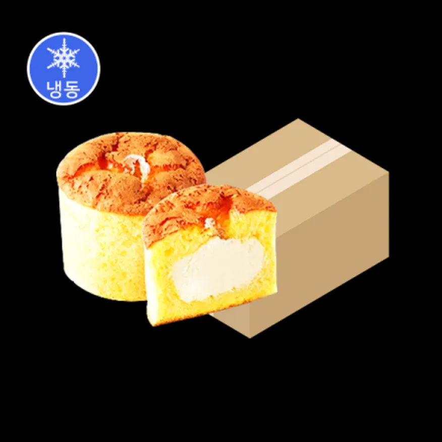 (16:30마감(L)냉동크림카스테라(디보트/박스/105g*6개) 이미지