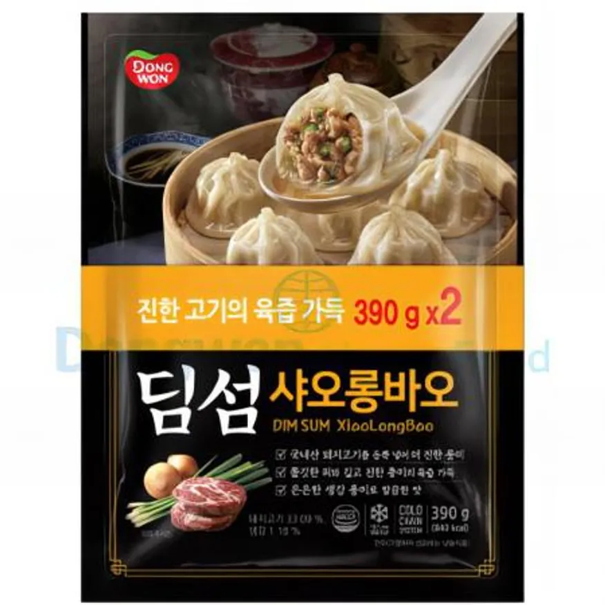 (16:30마감(D) 딤섬샤오롱바오(동원/390g*2봉/약26입/780g)EA 이미지