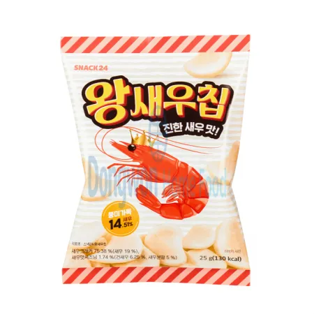 (16:30마감(D) 왕새우칩(스낵24/25G)EA 이미지