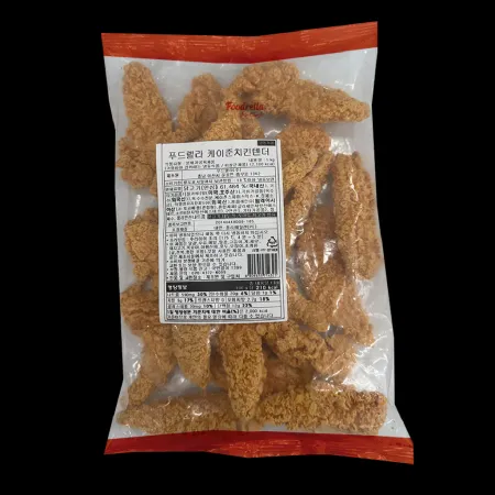(16:30마감)냉동케이준치킨텐더,국산,푸드렐라,1KG(약20EA)/PAC,약50G/EA 이미지