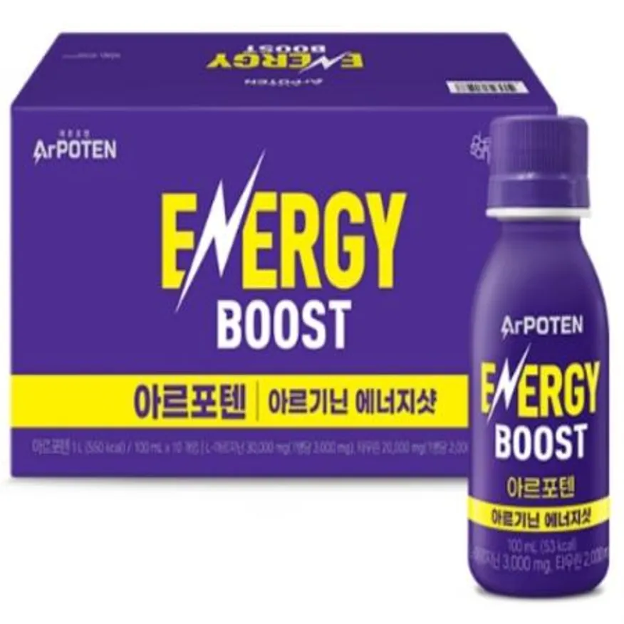 (16:30마감(D) 아르포텐에너지샷(대상/100ML*10입/I937)EA 이미지