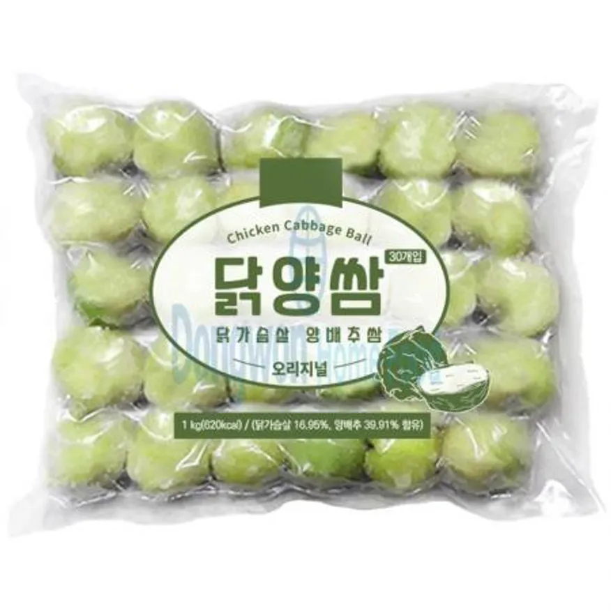 (16:30마감(D) 닭가슴살양배추쌈(아쿠아링크/30입/1kg)EA 이미지