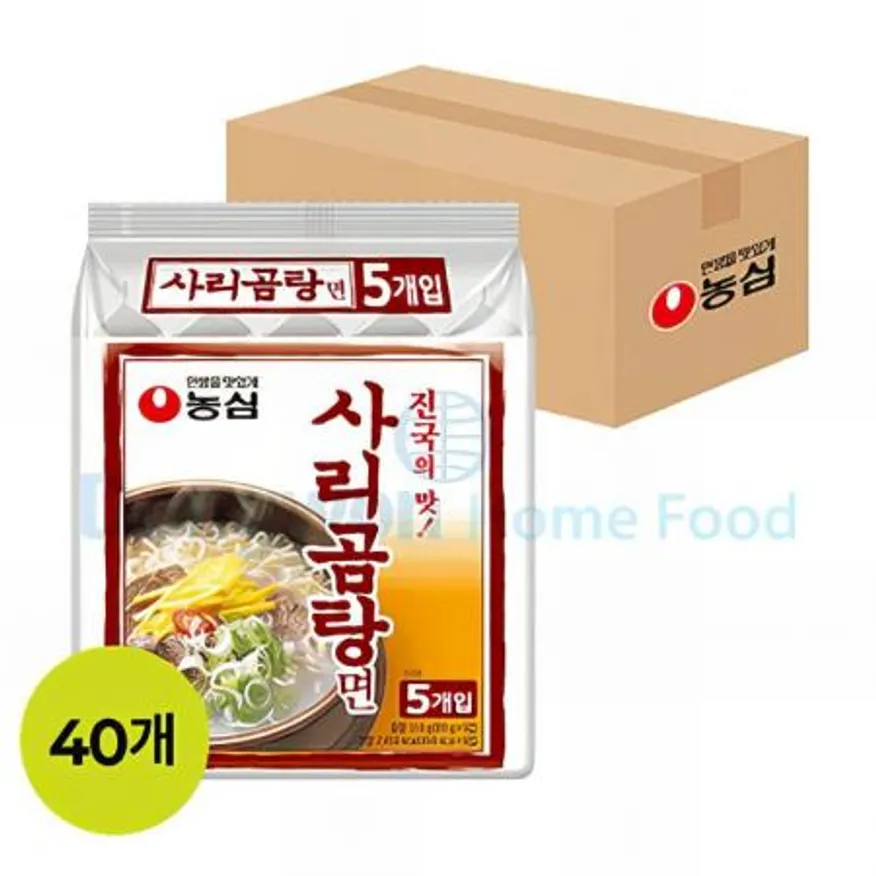 (16:30마감(D) 사리곰탕면(농심/110G*40EA)BOX 이미지