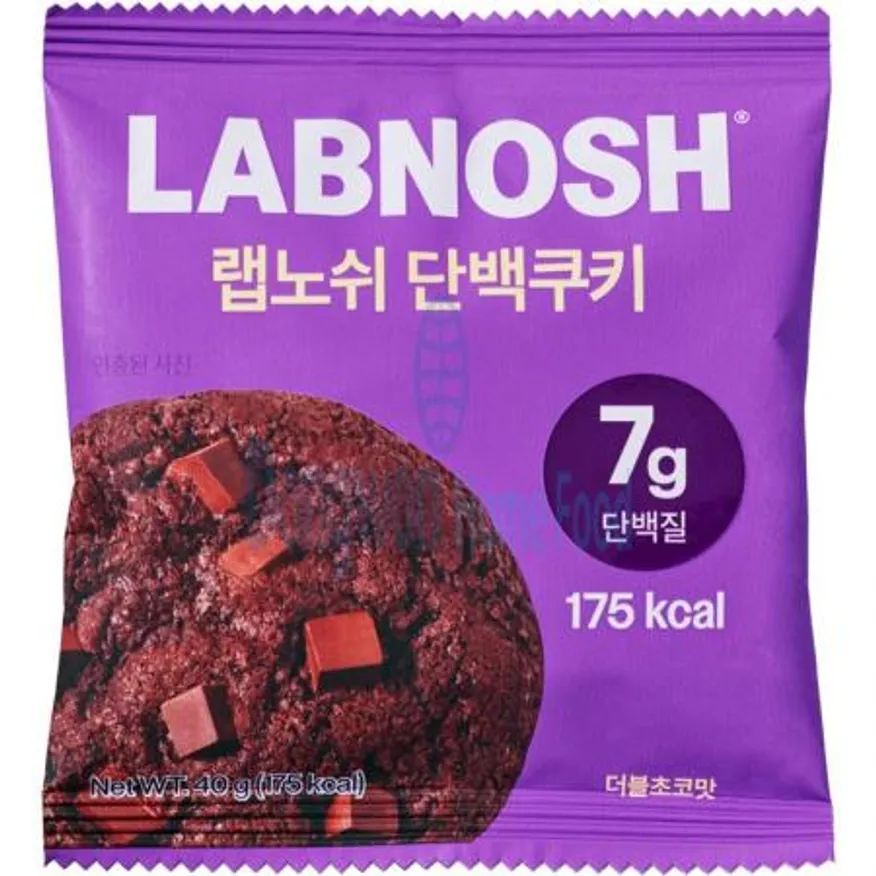 (16:30마감(D) 단백쿠키(랩노쉬/더블초코/40G*10EA)BOX 이미지