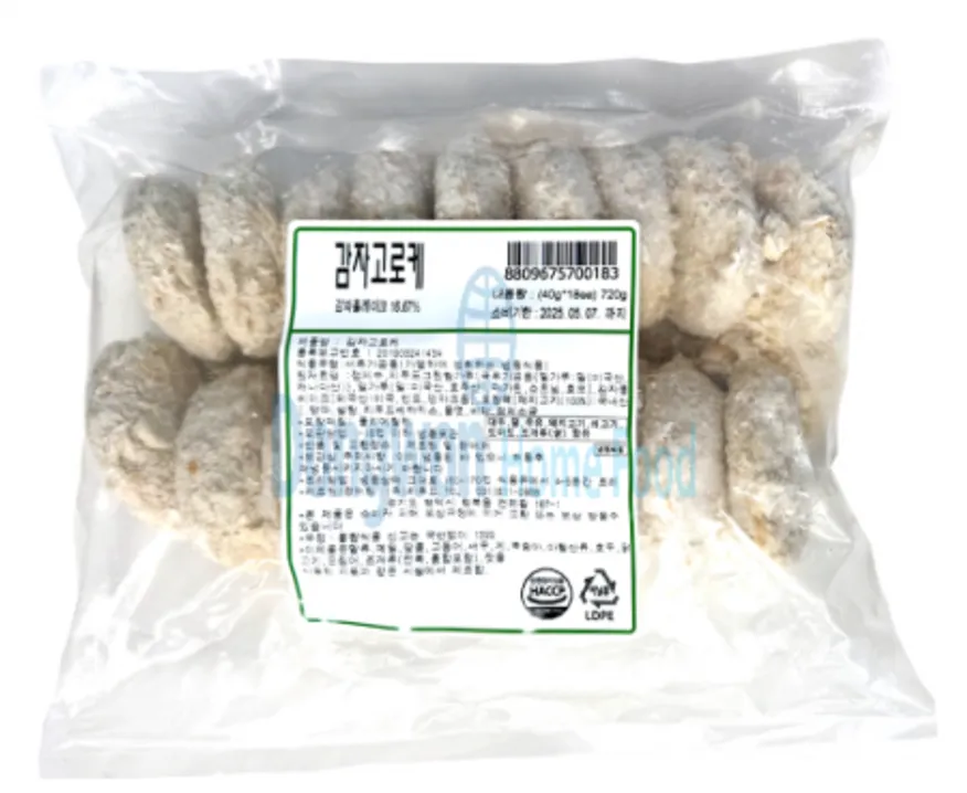 (16:30마감(D) 감자고로케(지푸드/40g*18입/720g)EA 이미지