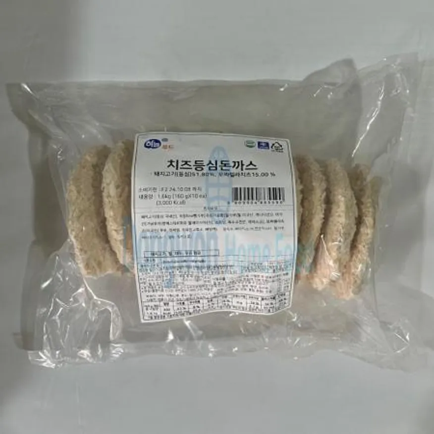 (16:30마감(D) 치즈등심돈까스(하늘푸드/돈등심:국내산/10입/1.6kg)EA 이미지