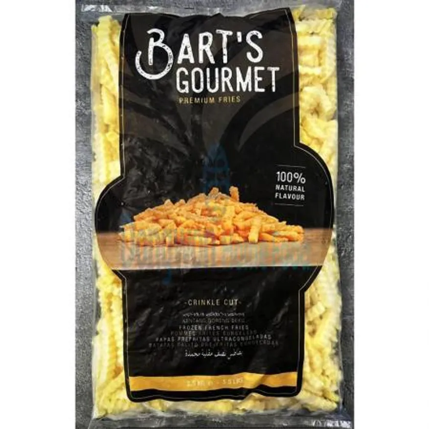 (16:30마감(D) 크링클컷냉동감자(벨기에/바츠고메/스킨오프/2.5KG)EA 이미지