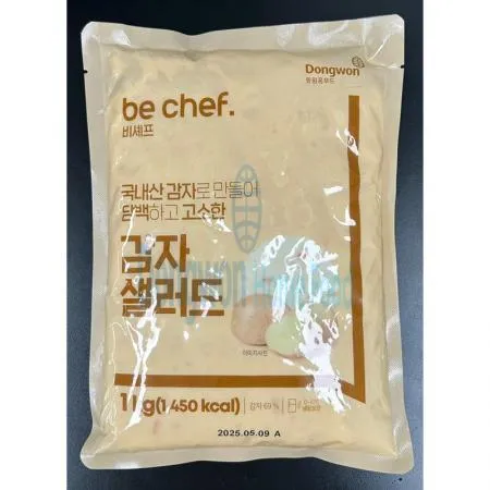 (16:30마감(D) be chef. 감자샐러드(1KG/동원홈푸드)EA 이미지