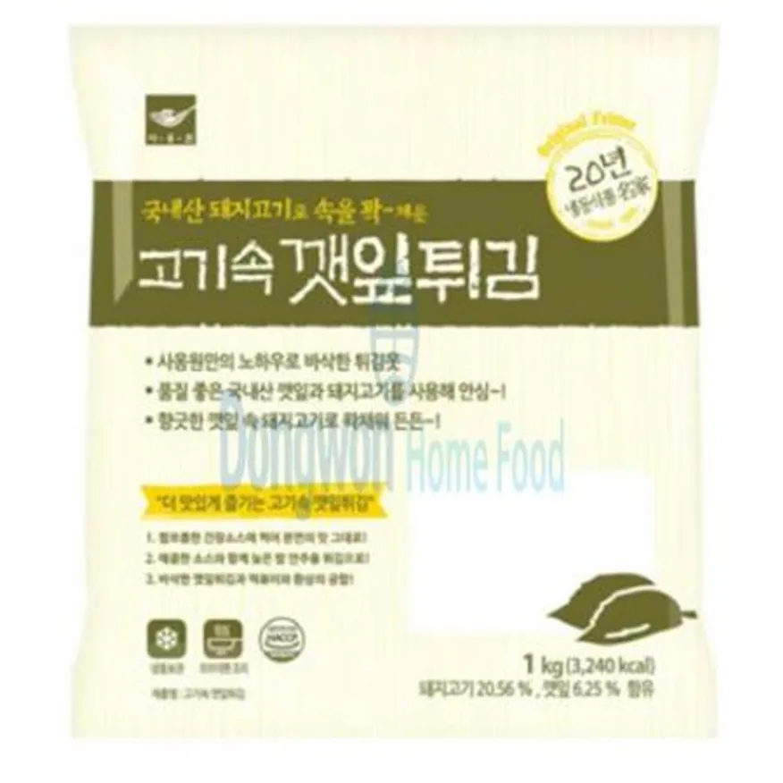 (16:30마감(D) 고기속깻잎튀김(사옹원/냉동/1KG(30g*33입))EA 이미지