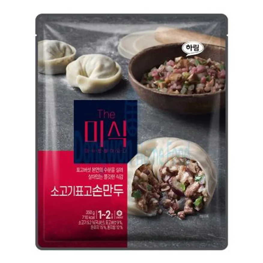 (16:30마감(D) The미식소고기표고손만두(하림산업/350g(10입)*2입)EA 이미지