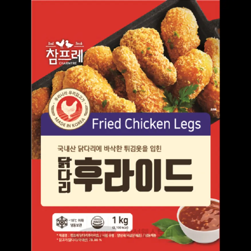 (16:30마감)닭다리후라이드(참프레/1KG/PAC/닭고기(다리살:국내산)) 이미지