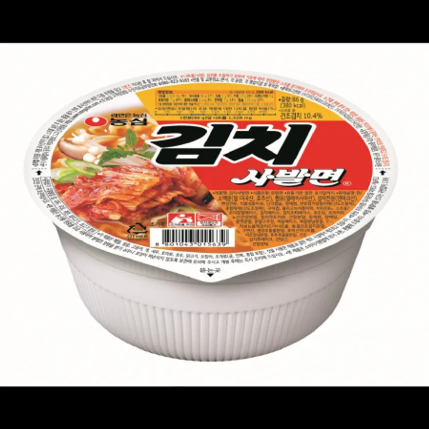 (16:30마감)김치사발면(농심/2.064KG(86G*24EA)/BOX) 이미지