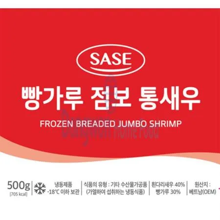(16:30마감(D) 빵가루점보통새우튀김(베트남/사세통상/50G*10미)EA 이미지
