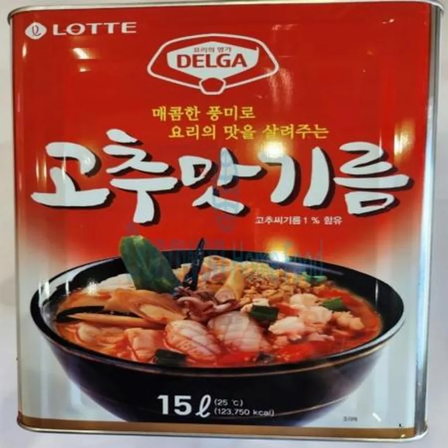 (16:30마감(D) 고추맛기름(롯데푸드/상온/캔/15kg)EA 이미지