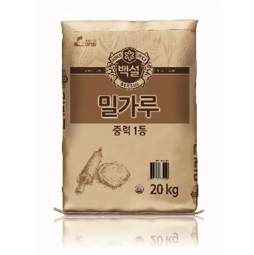 (16:30분마감)백설 밀가루(실온 중력_1등 20Kg/EA) 이미지