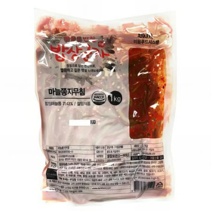 (16:30마감(D) 마늘쫑무침(중국산/이음/고추장/1kg)EA 이미지