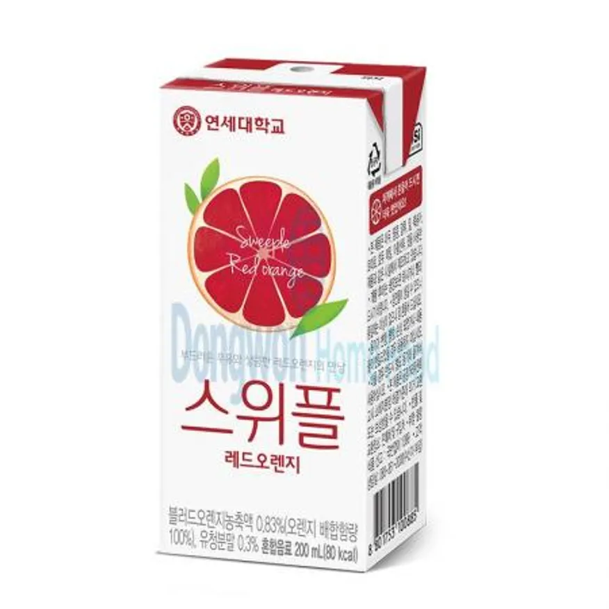(16:30마감(D) 스위플(연세유업/레드오렌지/200ML)EA 이미지