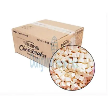 (16:30마감(D) 치즈케익큐브(필라델피아/냉동/3KG)BOX 이미지