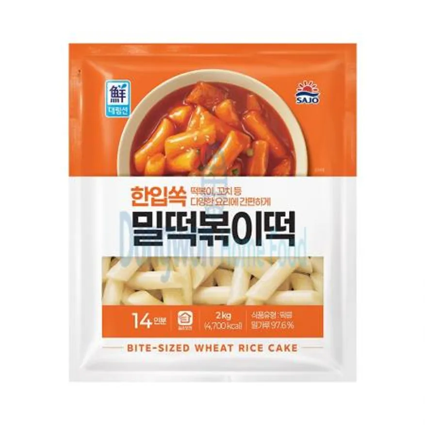 (16:30마감(D) 한입쏙밀떡볶이떡(사조대림/2kg)EA 이미지