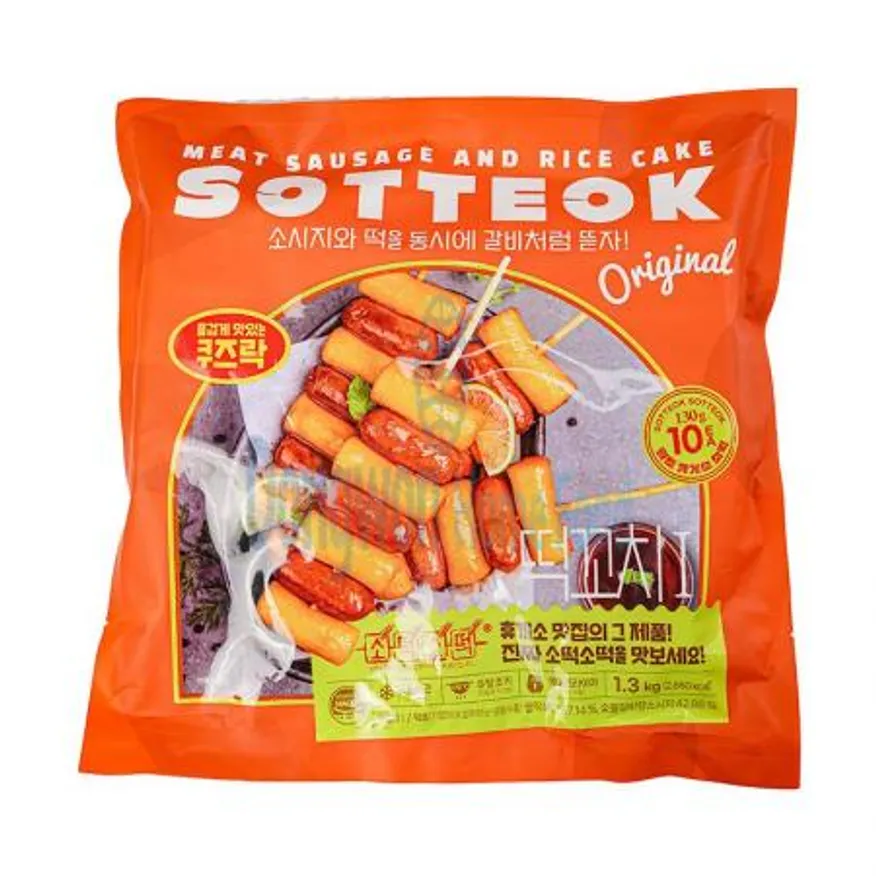 (16:30마감(D) 소떡소떡(쿠즈락/삼방/130g*10입/1.3kg)EA 이미지