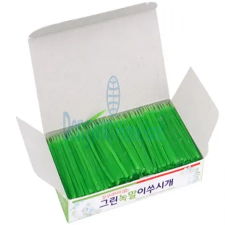(16:30마감(D) 녹말이쑤시개(그린모아/6.5cm/500입)EA 이미지