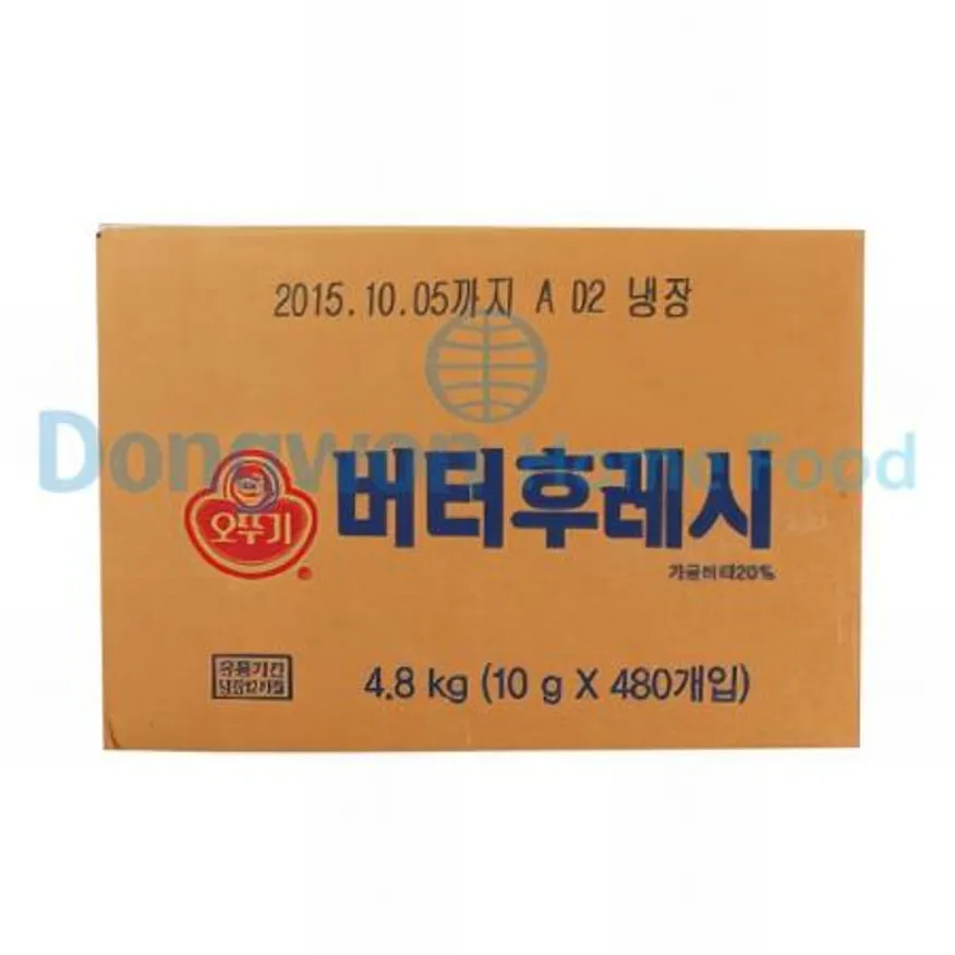 (16:30마감(D) 버터(오뚜기/4.8kg(10g*480EA)/일회용)BOX 이미지