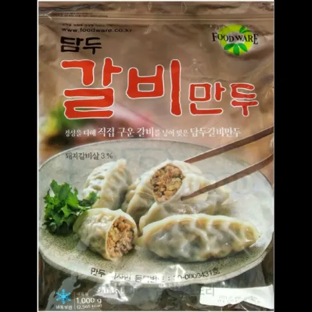 (16:30마감)갈비만두(담두/1KG(28G*약32EA)/PAC) 이미지