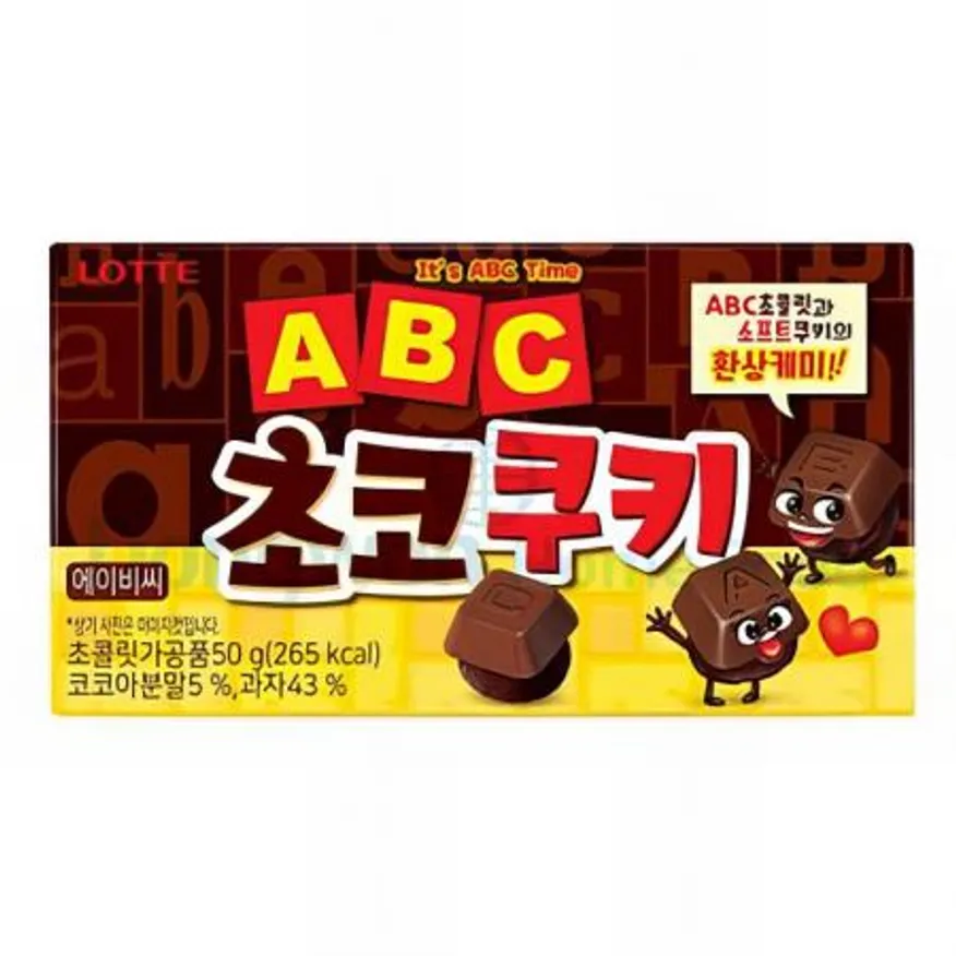 (16:30마감(D) ABC초코쿠키(롯데/50G*32EA)BOX 이미지