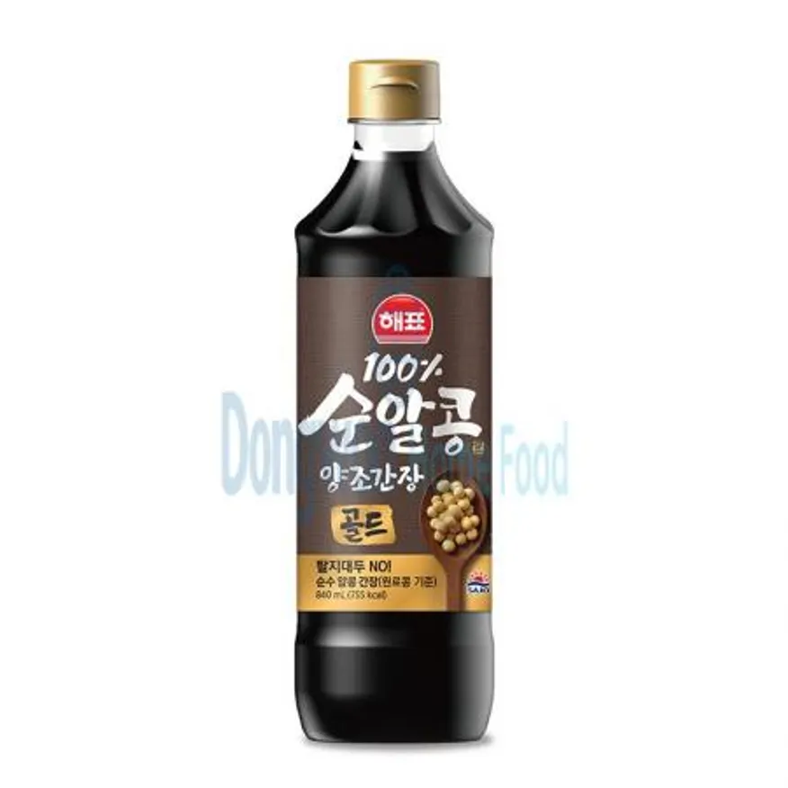 (16:30마감(D) 순알콩양조간장골드(해표/840ml)EA 이미지
