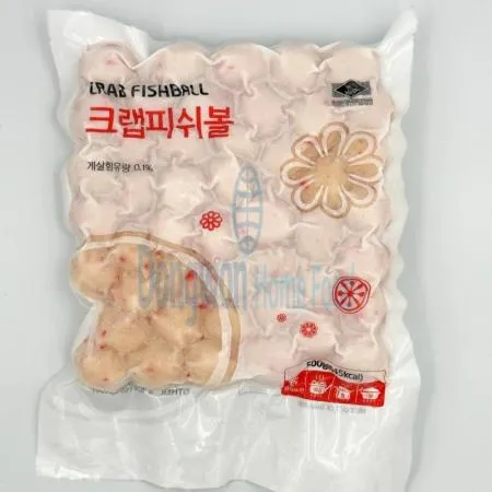 (16:30마감(D) 크랩피쉬볼(연육:태국산/랜시/500G)EA 이미지