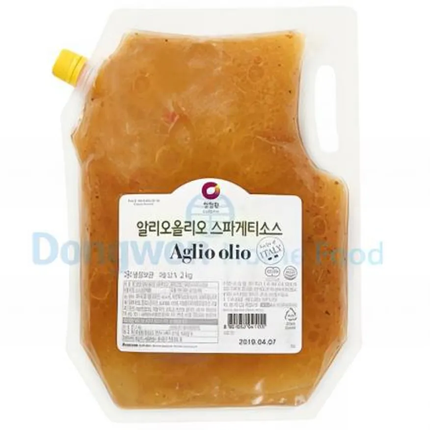 (16:30마감(D) 청정원알리오올리오스파게티소스(대상/2KG)EA 이미지